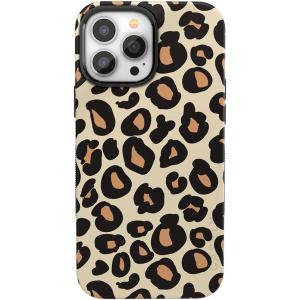 Casely iPhone 14 Pro Max Case | Sunday Best | Pastel Garden | Bold Protective Design | MagSafe Compatible Design(Into the Wild | Leopard Print)