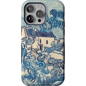 Casely iPhone 14 Pro Max Case | Sunday Best | Pastel Garden | Bold Protective Design | MagSafe Compatible Design(Van Gogh | Landscape With Houses)