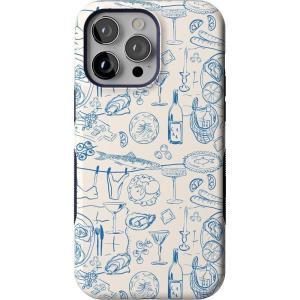 Casely iPhone 14 Pro Max Case | The Boyfriend Collection | Mallard & Co. | Bold Protective Design | Compatible with MagSafe(Amalfi Aperitivo | Dolce Vita)