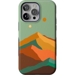 Casely iPhone 14 Pro Max Case | The Boyfriend Collection | Mallard & Co. | Bold Protective Design | Compatible with MagSafe(Endless Peaks | Colorblock Mountain)