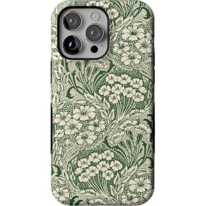 Casely iPhone 14 Pro Max Case | The Boyfriend Collection | Mallard & Co. | Bold Protective Design | Compatible with MagSafe(Mystic Meadow | Green Gardens)