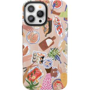 Casely iPhone 14 Pro Max Case | The Boyfriend Collection | Mallard & Co. | Bold Protective Design | Compatible with MagSafe(Picnic Party | Painted Collage)