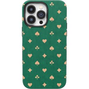 Casely iPhone 14 Pro Max Case | The Boyfriend Collection | Mallard & Co. | Bold Protective Design | Compatible with MagSafe(Royal Flush | French Deck)
