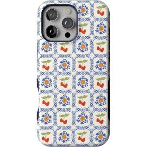 Casely iPhone 16 Pro Max Case | Bordeaux Rose | Moody Monochrome | Bold Protective Design | Compatible with MagSafe(Palermo | Dippin’ Daisy’s Italian Coast)