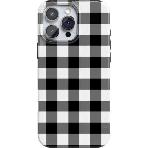 Casely iPhone 16 Pro Max Case | Into The Wild | White Snow Leopard | Compatible with MagSafe | Classic Ultra Thin Design(Check Me Out | Checkerboard)