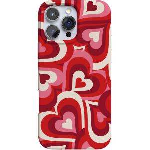 Casely iPhone 16 Pro Max Case | Into The Wild | White Snow Leopard | Compatible with MagSafe | Classic Ultra Thin Design(Love Song Remix | Ombre Hearts)