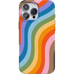 Casely iPhone 16 Pro Max Case | Into The Wild | White Snow Leopard | Compatible with MagSafe | Classic Ultra Thin Design(Love for All | Rainbow Pride)