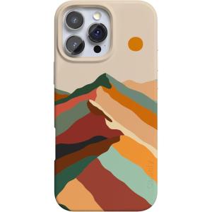 Casely iPhone 16 Pro Max Case | Into The Wild | White Snow Leopard | Compatible with MagSafe | Classic Ultra Thin Design(Magic Mountain | Colorblock)