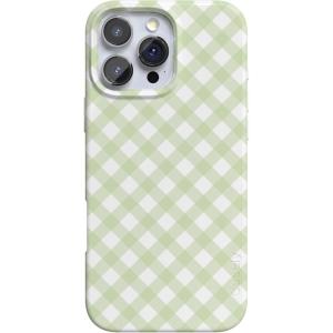 Casely iPhone 16 Pro Max Case | Into The Wild | White Snow Leopard | Compatible with MagSafe | Classic Ultra Thin Design(Mint Lattice | Sunday Best)