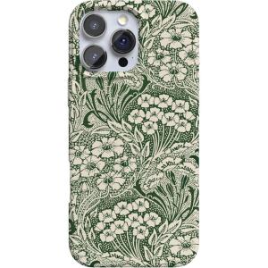 Casely iPhone 16 Pro Max Case | Into The Wild | White Snow Leopard | Compatible with MagSafe | Classic Ultra Thin Design(Mystic Meadow | Green Gardens)