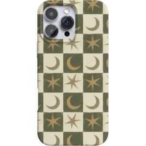Casely iPhone 16 Pro Max Case | Into The Wild | White Snow Leopard | Compatible with MagSafe | Classic Ultra Thin Design(Mystic Moonstar | Green Celestial)