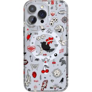 Casely iPhone 16 Pro Max Case | Into The Wild | White Snow Leopard | Compatible with MagSafe | Classic Ultra Thin Design(Not a Phase | Clear Flash Tattoo)