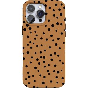 Casely iPhone 16 Pro Max Case | Into The Wild | White Snow Leopard | Compatible with MagSafe | Classic Ultra Thin Design(Spot On | Dotted Animal)