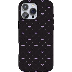 Casely iPhone 16 Pro Max Case | Into The Wild | White Snow Leopard | Compatible with MagSafe | Classic Ultra Thin Design(Such a Battie | Purple Bats)