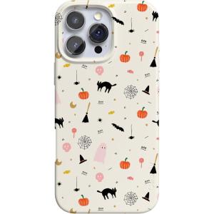 Casely iPhone 16 Pro Max Case | Into The Wild | White Snow Leopard | Compatible with MagSafe | Classic Ultra Thin Design(Witching Hour | Cute Halloween)