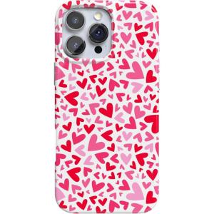 Casely iPhone 16 Pro Max Case | Into The Wild | White Snow Leopard | Compatible with MagSafe | Classic Ultra Thin Design(XOXO | Candy Hearts)