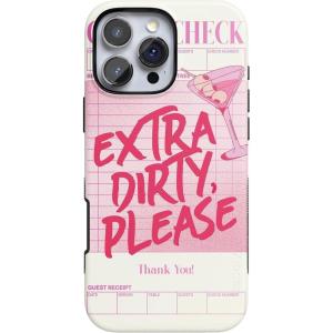 Casely iPhone 16 Pro Max Case | Rustic Roses | Boho Bouquet | Bold Protective Design | Compatible with MagSafe(Extra Dirty Please | Fun on Weekdays)