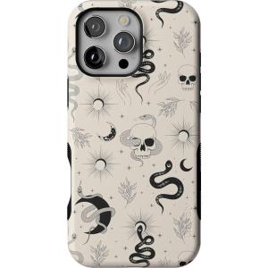 Casely iPhone 16 Pro Max Case | Rustic Roses | Boho Bouquet | Bold Protective Design | Compatible with MagSafe(No Further Explanation | Snakes & Skulls)