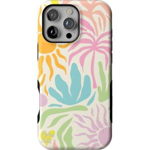 Casely iPhone 16 Pro Max Case | Rustic Roses | Boho Bouquet | Bold Protective Design | Compatible with MagSafe(Pura Vida | Oasis)