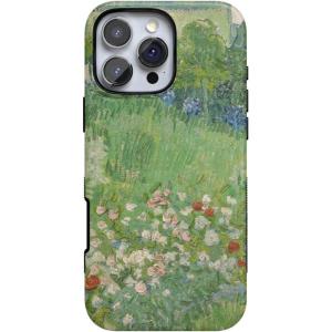 Casely iPhone 16 Pro Max Case | Rustic Roses | Boho Bouquet | Bold Protective Design | Compatible with MagSafe(Van Gogh | Vincent’s Admired Garden)
