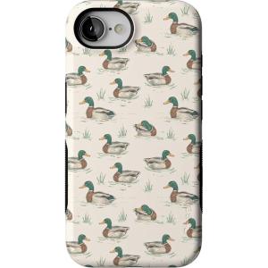 Casely iPhone 16e Case | Love Me Knot | Blue Bow | Bold Protective Design | Compatible with MagSafe(The Boyfriend Collection | Mallard & Co.)