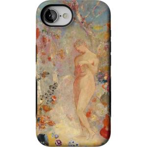 Casely iPhone 16e Case | Pretty in Pastel | Blush Stripes | Bold Protective Design | Compatible with MagSafe(Pandora | The Met Museum)