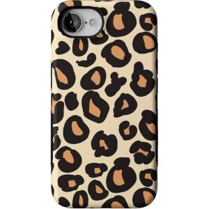 Casely iPhone 16e Case | Sunday in Brooklyn | Blue Stripes | Bold Protective Design | Compatible with MagSafe(Into the Wild | Leopard Print)