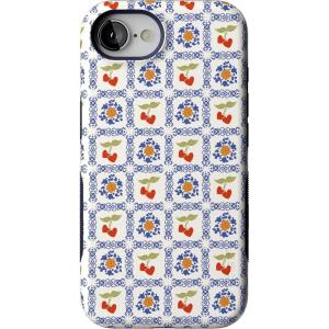 Casely iPhone 16e Case | Sunday in Brooklyn | Blue Stripes | Bold Protective Design | Compatible with MagSafe(Palermo | Dippin’ Daisy’s Italian Coast)