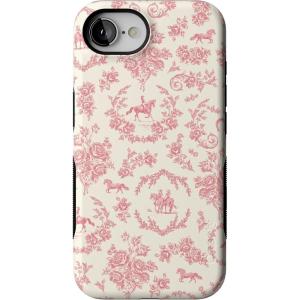 Casely iPhone 16e Case | Sunday in Brooklyn | Blue Stripes | Bold Protective Design | Compatible with MagSafe(Western Bloom | Jenna Palek x Casely)