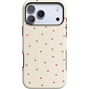 Casely iPhone 17 Pro Case | Navy Cherry Blossom | Floral Forest | Bold Protective Design | MagSafe Compatible Design(Be Mine | Tiny Hearts)