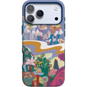 Casely iPhone 17 Pro Case | Navy Cherry Blossom | Floral Forest | Bold Protective Design | MagSafe Compatible Design(Beneath the Waves | The Beatles Yellow Submarine)