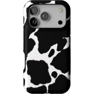 Casely iPhone 17 Pro Case | Navy Cherry Blossom | Floral Forest | Bold Protective Design | MagSafe Compatible Design(Current MOOd | Cow Print)