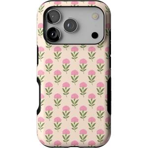 Casely iPhone 17 Pro Case | Navy Cherry Blossom | Floral Forest | Bold Protective Design | MagSafe Compatible Design(Jenna’s Flowers | Fun on Weekdays)