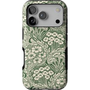 Casely iPhone 17 Pro Case | Navy Cherry Blossom | Floral Forest | Bold Protective Design | MagSafe Compatible Design(Mystic Meadow | Green Gardens)