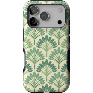 Casely iPhone 17 Pro Case | Navy Cherry Blossom | Floral Forest | Bold Protective Design | MagSafe Compatible Design(Palm Royale | Palm Beach)