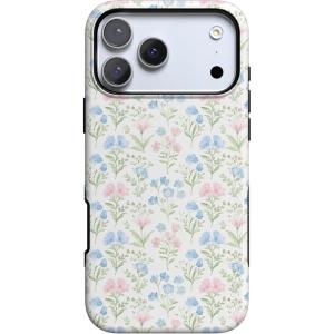 Casely iPhone 17 Pro Case | Navy Cherry Blossom | Floral Forest | Bold Protective Design | MagSafe Compatible Design(Pastel Garden | Sunday Best)