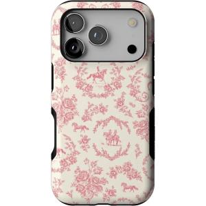 Casely iPhone 17 Pro Case | Navy Cherry Blossom | Floral Forest | Bold Protective Design | MagSafe Compatible Design(Western Bloom | Jenna Palek x Casely)