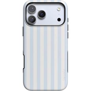 Casely iPhone 17 Pro Case | Twilight Flora | Moody Monochrome | Bold Protective Design | Compatible with MagSafe(Blue Stripes | Sunday Best)