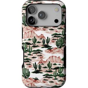 Casely iPhone 17 Pro Case | Twilight Flora | Moody Monochrome | Bold Protective Design | Compatible with MagSafe(Gold Rush | Desert)