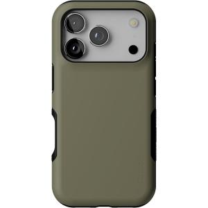 Casely iPhone 17 Pro Case | Twilight Flora | Moody Monochrome | Bold Protective Design | Compatible with MagSafe(The Boyfriend Collection | Army Green)