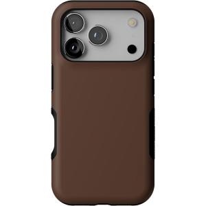 Casely iPhone 17 Pro Case | Twilight Flora | Moody Monochrome | Bold Protective Design | Compatible with MagSafe(The Boyfriend Collection | Espresso Brown)