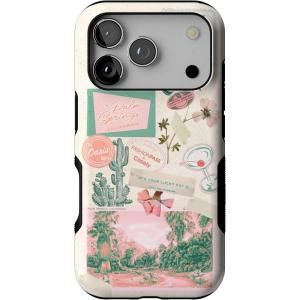 Casely iPhone 17 Pro Case | Twilight Flora | Moody Monochrome | Bold Protective Design | Compatible with MagSafe(Vintage Vacay | FashionPass x Casely)