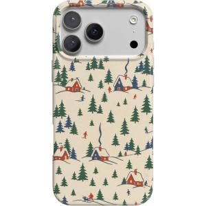 Casely iPhone 17 Pro Case | Western Bloom | Jenna Palek x Casely | Compatible with MagSafe | Classic Ultra Thin Design(Chalet All Day | Winter Village)