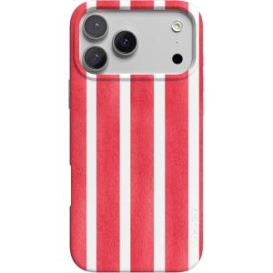 Casely iPhone 17 Pro Case | Western Bloom | Jenna Palek x Casely | Compatible with MagSafe | Classic Ultra Thin Design(East Coast Summer | Red Stripes)