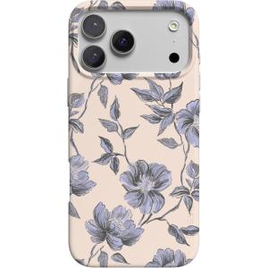 Casely iPhone 17 Pro Case | Western Bloom | Jenna Palek x Casely | Compatible with MagSafe | Classic Ultra Thin Design(Ink & Iris | Vintage Floral)