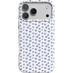 Casely iPhone 17 Pro Case | Western Bloom | Jenna Palek x Casely | Compatible with MagSafe | Classic Ultra Thin Design(Lovebug | Blue Hearts)