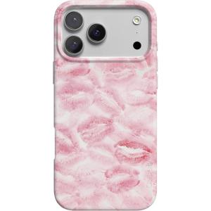 Casely iPhone 17 Pro Case | Western Bloom | Jenna Palek x Casely | Compatible with MagSafe | Classic Ultra Thin Design(Sealed with a Kiss | Pink Lipstick)