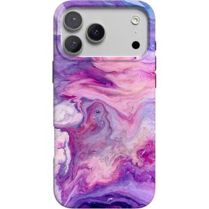 Casely iPhone 17 Pro Case | Western Bloom | Jenna Palek x Casely | Compatible with MagSafe | Classic Ultra Thin Design(Tie Dying Over You | Purple Marble)