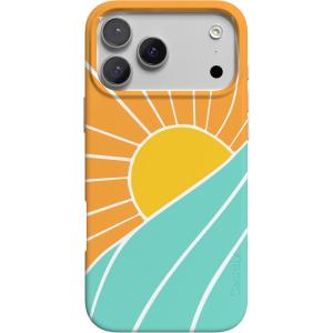 Casely iPhone 17 Pro Case | Western Bloom | Jenna Palek x Casely | Compatible with MagSafe | Classic Ultra Thin Design(Waves & Rays | Sunshine)
