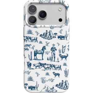 Casely iPhone 17 Pro Case | Western Bloom | Jenna Palek x Casely | Compatible with MagSafe | Classic Ultra Thin Design(Wild West Adventure | Desert)